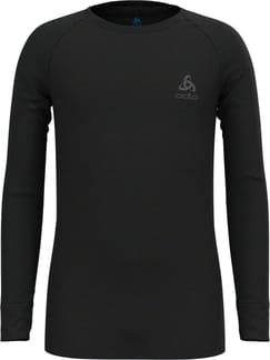 BL Top Crew Neck L/S Merino 200 Kids Black