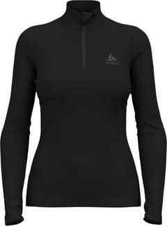 BL Top Turtle Neck L/S Half Zip Merino 2 Black