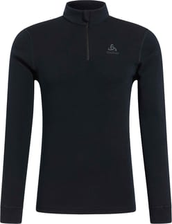 BL Top Turtle Neck LS Half Zip Merino 260 M Black