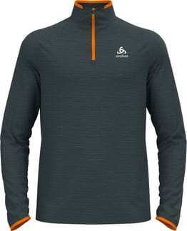 Mid Layer 1/2 Zip Essential Thermal India Ink Melange