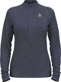 Mid Layer 1/2 Zip Tencia India Ink Melange