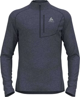 Mid Layer 1/2 Zip Tencia India Ink Melange