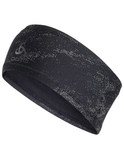 Headband Polyknit Warm Eco Reflective Black
