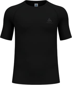 Merino PW 140 Seamless BL Top Crew Neck SS Black