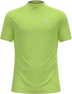 Essential Trail T-Shirt Crew Neck SS 1/2 Zip Sharp Green