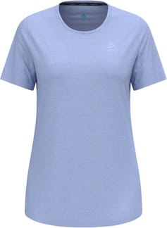 Essential Linencool T-Shirt Crew Neck SS Blue Heron Melange
