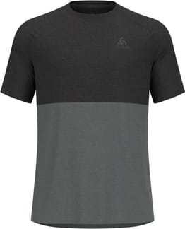 Ride 365 T-Shirt Crew Neck SS Black Melange Grey Melange