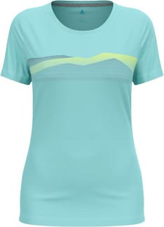 F-Dry Ridgeline T-Shirt Crew Neck SS Aqua Haze