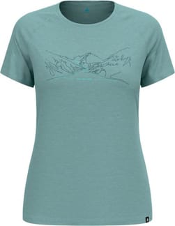 Ascent PW 130 Run Bike Hike T-Shirt Crew Neck SS Arctic Melange