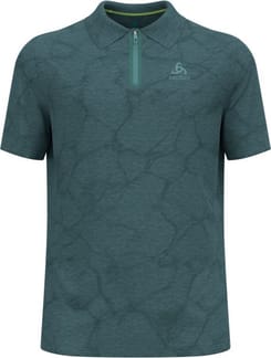 Ascent Chill-Tec Polo Shirt SS Dark Slate Melange
