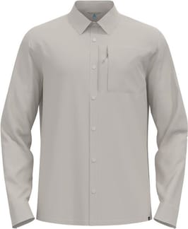Essential Shirt LS Silver Cloud