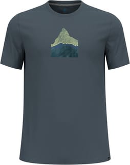 F-Dry Mountain T-Shirt Crew Neck SS Dark Slate