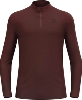 BL Top Turtle Neck LS Half Zip Merino 200 Fudge