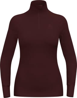 BL Top Turtle Neck LS Half Zip Active Warm W Fudge