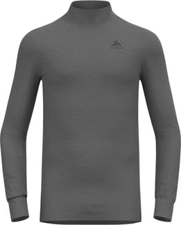 BL Top Turtle Neck LS Active Warm Odlo Steel Grey Melange