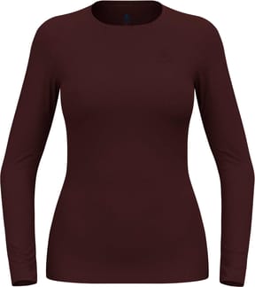 BL Top Crew Neck LS Active Warm W Fudge