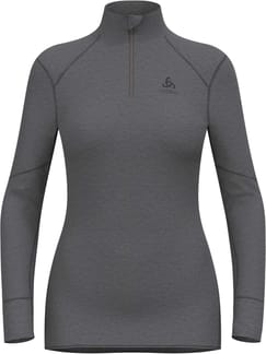 BL Top Turtle Neck LS Half Zip Active X-Warm W Odlo Steel Grey