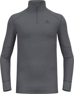 BL Top Turtle Neck LS Half Zip Active X-Warm Odlo Steel Grey Melange