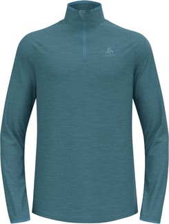 Mid Layer 1/2 Zip Essential Thermal Provincial Blue Melange