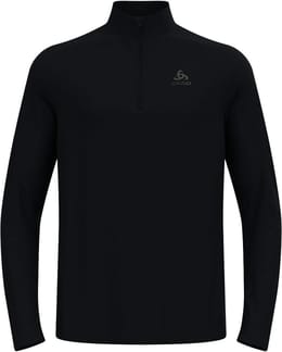 Essential 1/2 Zip Mid Layer M Black - Black