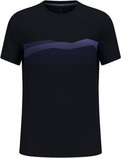 F-Dry Ridgeline T-Shirt Crew Neck S/S M Black - Afterparty