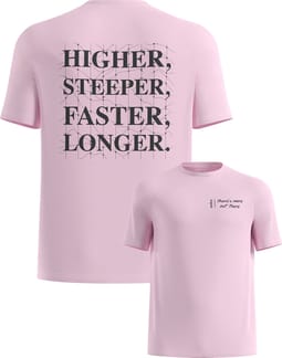 Essential Print Tee M Hyper Pink