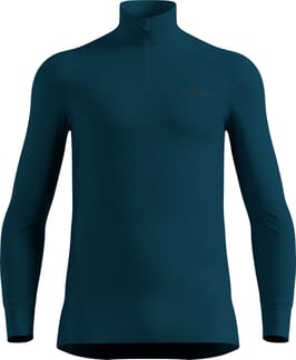 Active Warm Baselayer Top Turtle Neck Half Zip M Reflecting Pond