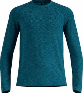 Essential Seamless Tee Crew Neck M Reflecting Pond Melange