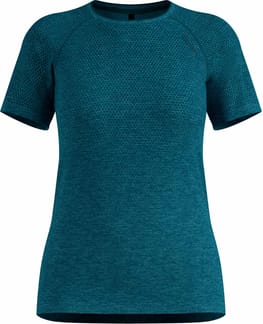 Essential Seamless Tee Crew Neck SS W Reflecting Pond Melange