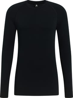 Performance Warm Baselayer Top Crew Neck M Black