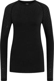 Performance Warm Baselayer Top Crew Neck W Black