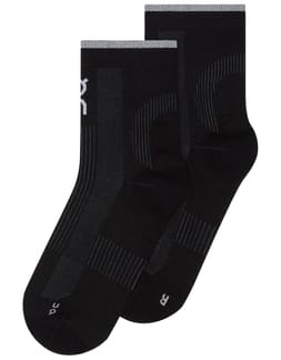 Performance Run Sock Mid Black / Eclipse