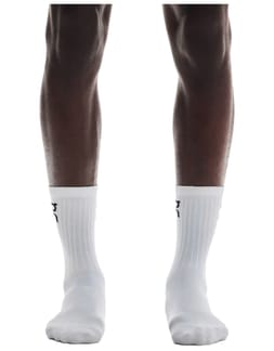Logo Sock High 3P White
