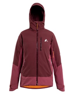Nina Hybrid Insulated Jacket Dark Cherry