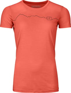 150 Cool Mountain T-Shirt W Coral
