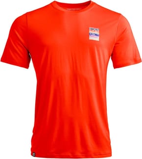 140 Cool Mtn Gradient T-shirt M Hot Orange