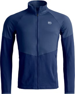 Fleece Light Grid Jacket M Deep Ocean