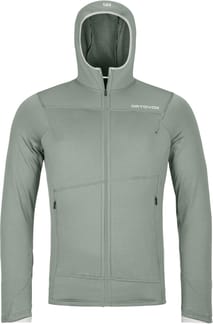 Fleece Light Hoody M Green Sage