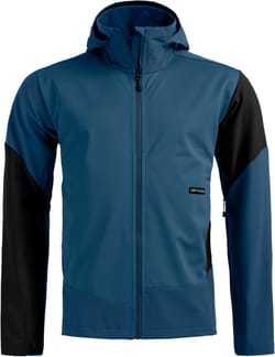 Ortler Softshell Plus Jacket M Blue Nunatak