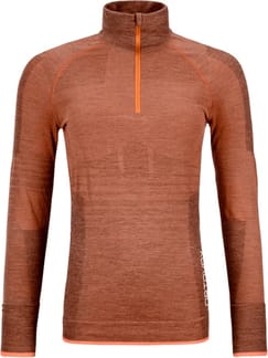 230 Competition Zip Neck W Faded Tangerine