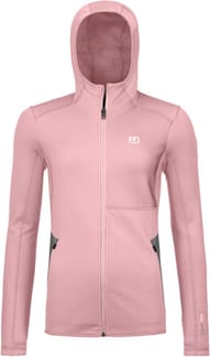 Fleece Hoody W Dawn Rose