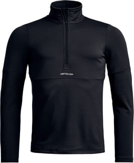 Fleece Light Zip Neck M Black Raven