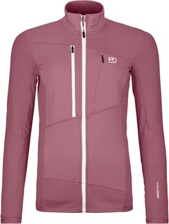 Fleece Grid Jacket W Dusk Rose