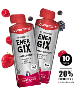 Boite 10 Gels Energix Fruits Rouges