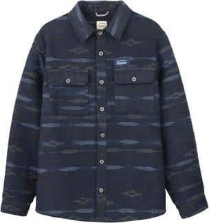 Nightfall Jacquard Overshirt Deep Marine