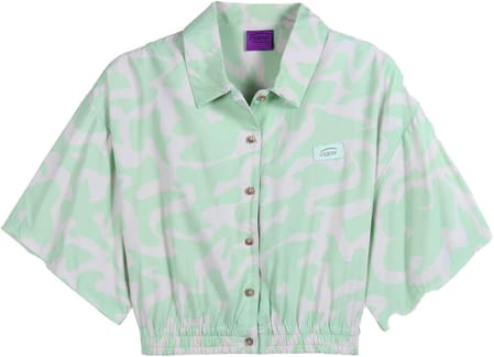 Vibes Shirts W Pool Green