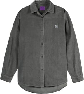 Cord Shirt W Pewter