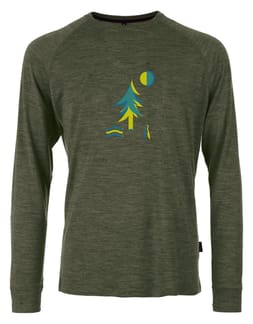 Men'S Longsleeve Treesea Heather Moss
