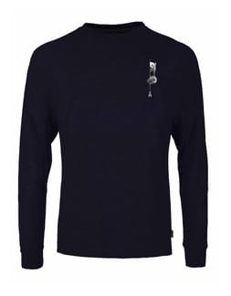 Men'S Longsleeve Bearline Bluek