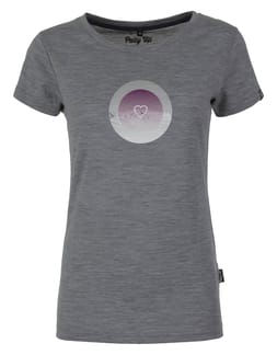 Wmn'S T-Shirt Heart Part Heather Pigeon